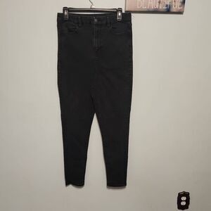 American Eagle Size 10 Curvy Highest Rise Next Level Stretch Jegging Jeans Black